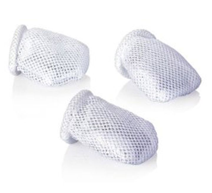 Vervangnetje Nibbler replacement nets, wit, geschikt voor sabbelzakje Nûby Nibbler, 3 stuk(s)