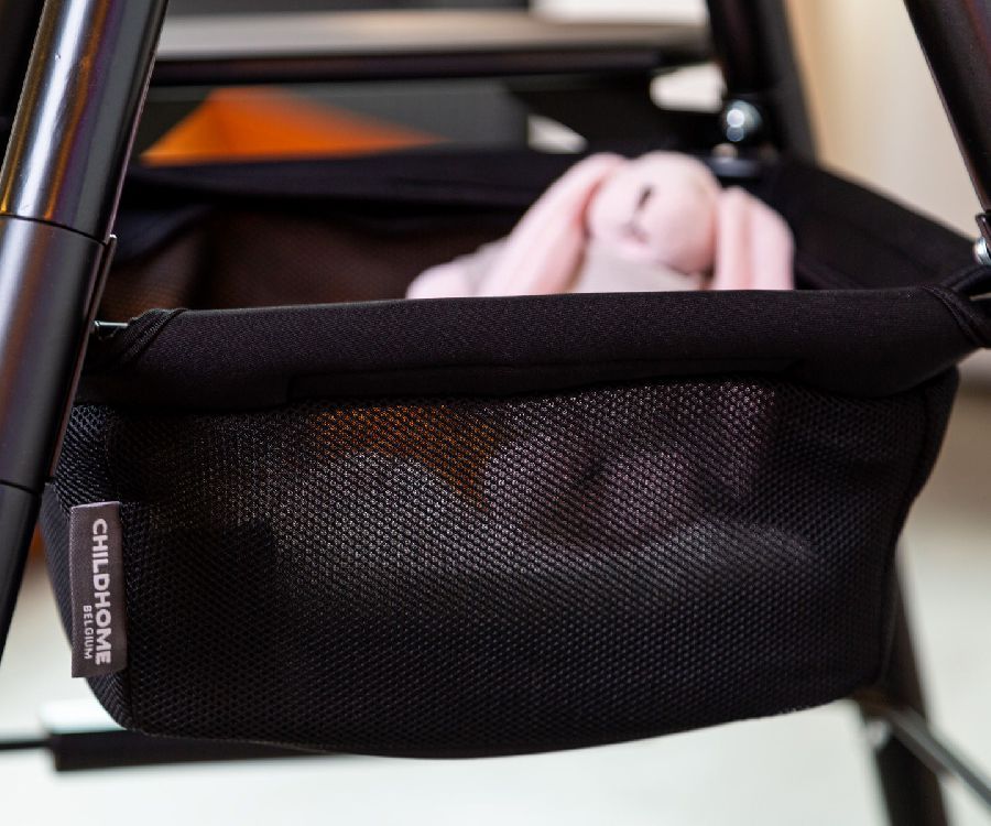 Eetstoel opbergers Childhome Sandwich, opbergmand, geschikt voor Childhome Evolu/Evolu 2/Evolu ONE.80°/Evowood