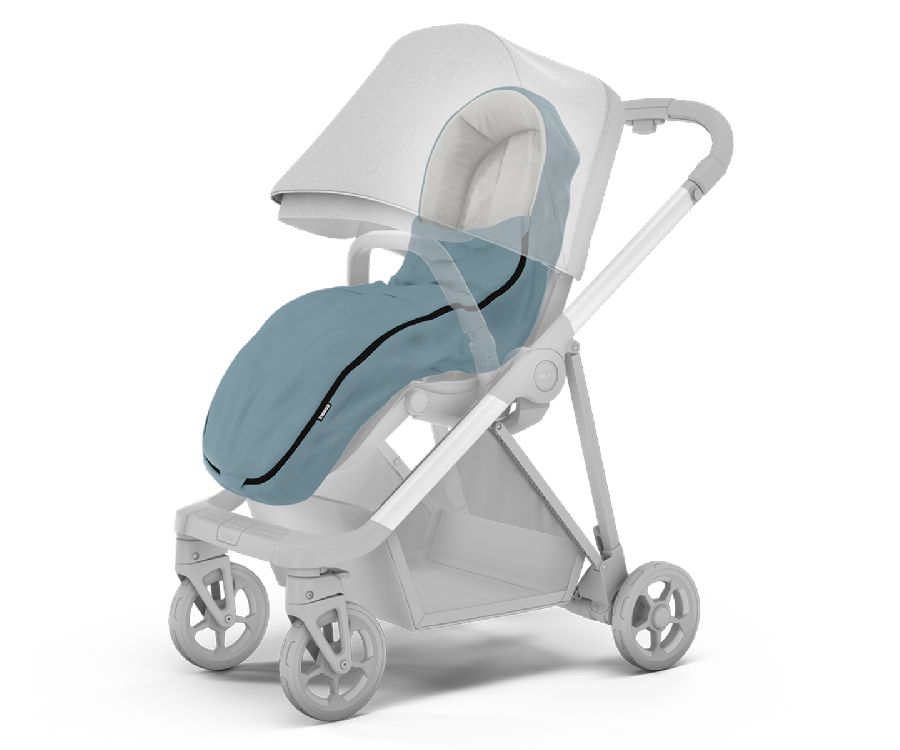 Voetenzak Thule Footmuff, geschikt voor wandelwagen/buggy/fietskar Thule Sleek/Sleek 2/Spring/Urban Glide 2/Glide 2/Chariot Sport 1/Chariot Sport 2/Chariot Sport Black 1/Chariot Sport Black 2/Chariot Cross 1/Chariot Cross 2/Chariot Lite 1/Chariot Lite 2/Chariot Cab/Chariot Cab 2/Urban Glide 3/Urban Glide 4-wheel/Urban Glide 3 Double